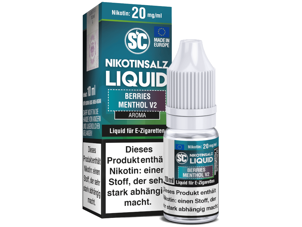 SC - Berries Menthol V2 - Nikotinsalz Liquid 20 mg/ml 10er Packung