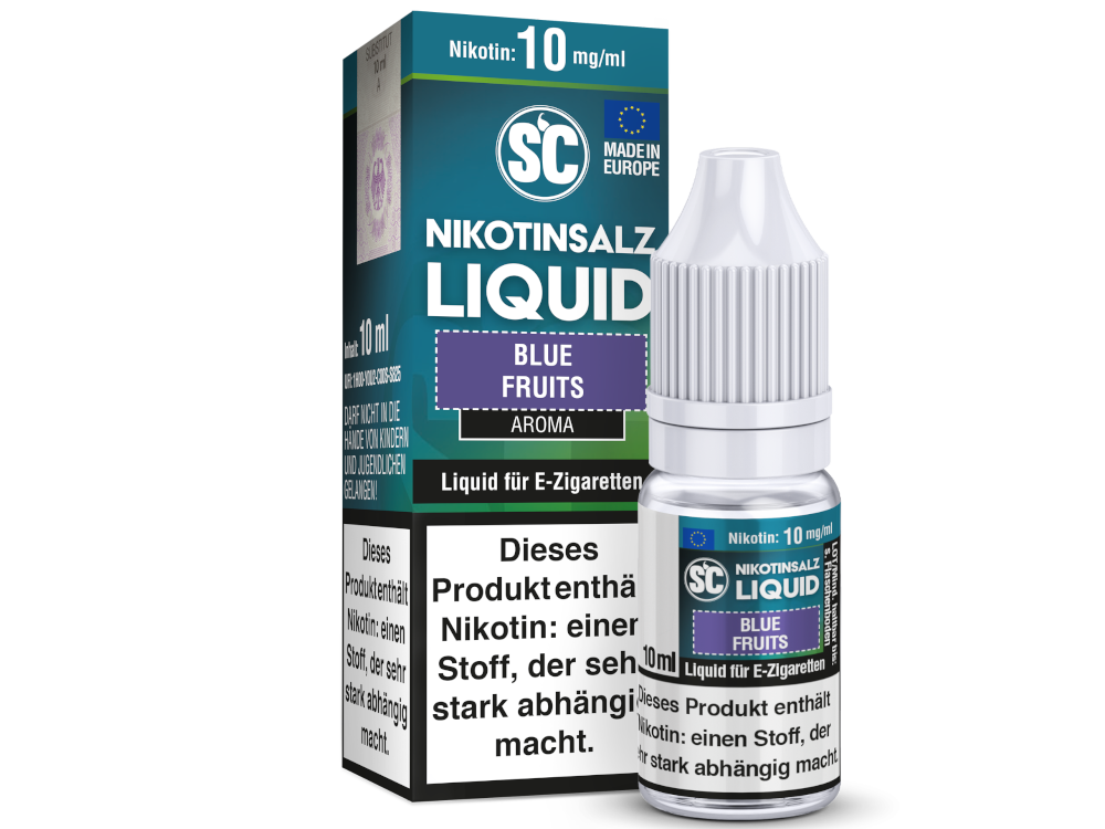 SC - Blue Fruits - Nikotinsalz Liquid 10 mg/ml 10er Packung