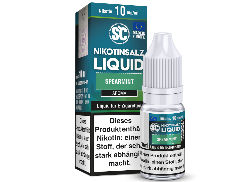 SC - Spearmint - Nikotinsalz Liquid 10 mg/ml 10er Packung