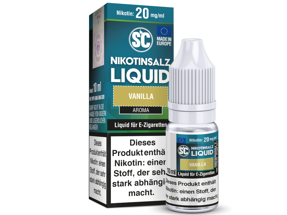 SC - Vanilla - Nikotinsalz Liquid 20 mg/ml 10er Packung