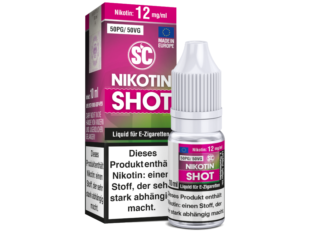 SC - 10 ml Nikotin Shot 50PG/50VG 12 mg/ml