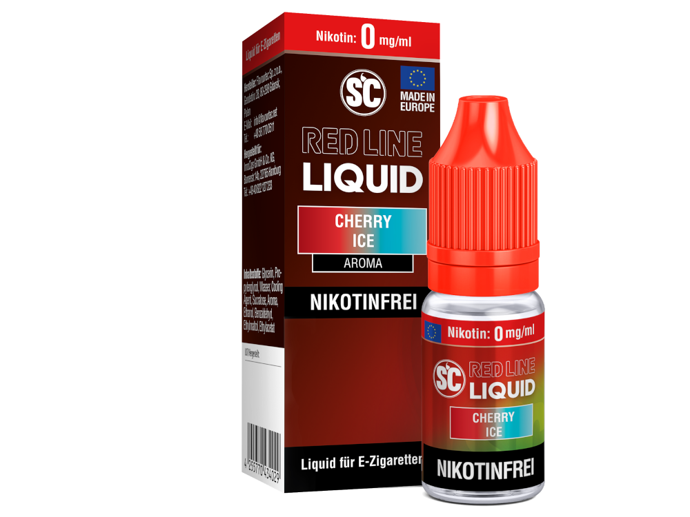 SC - Red Line - Cherry Ice - Nikotinsalz Liquid 10er Packung