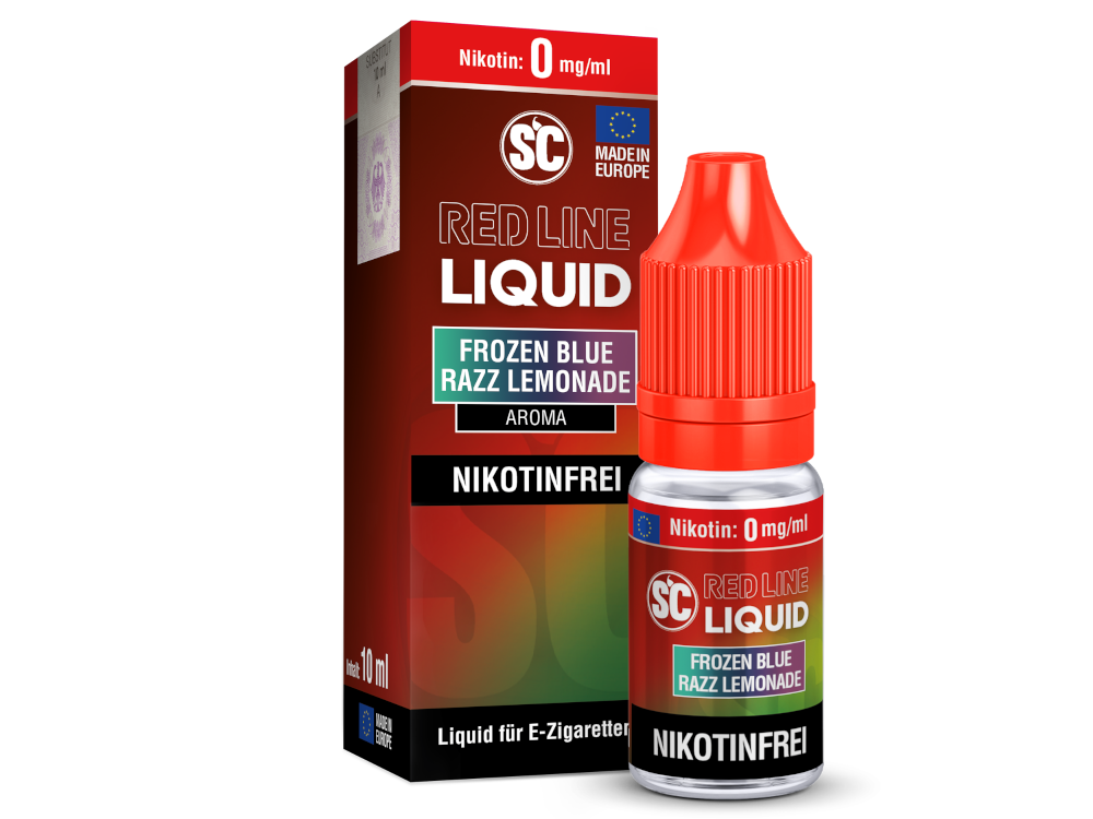 SC - Red Line - Frozen Blue Razz Lemonade - Nikotinsalz Liquid 0 mg/ml 10er Packung