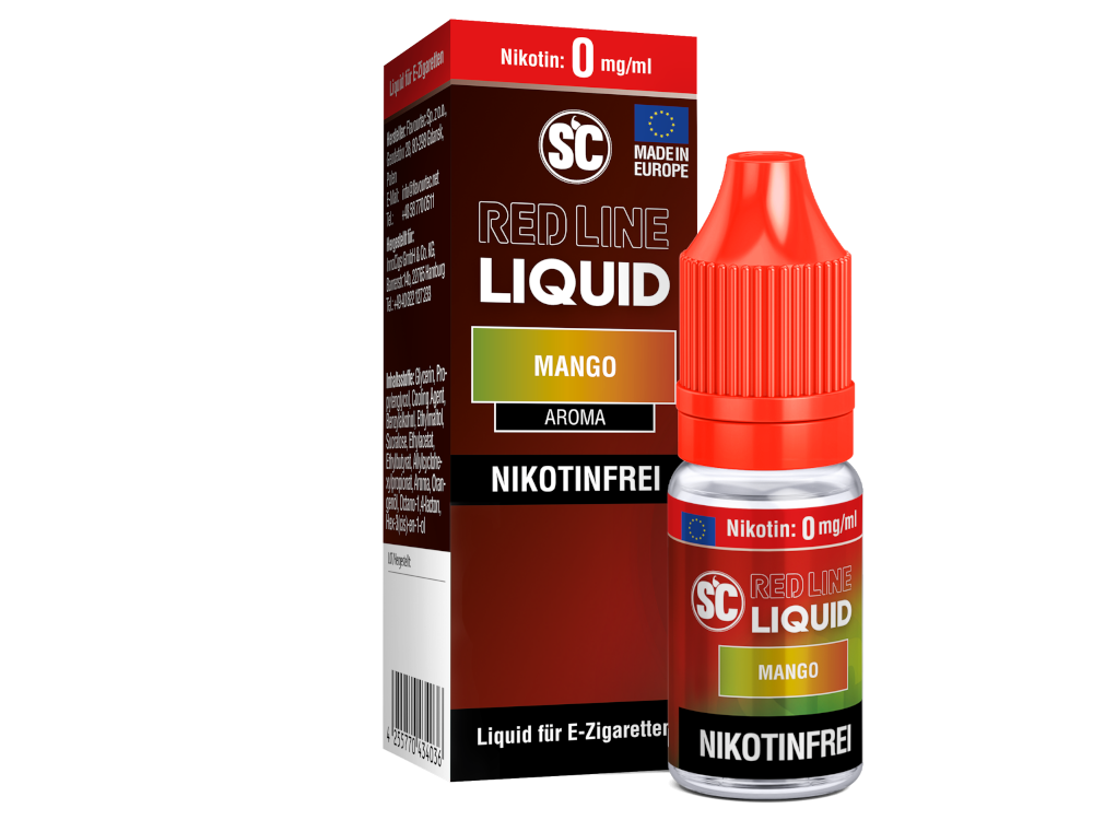 SC - Red Line - Mango - Nikotinsalz Liquid 0 mg/ml 10er Packung