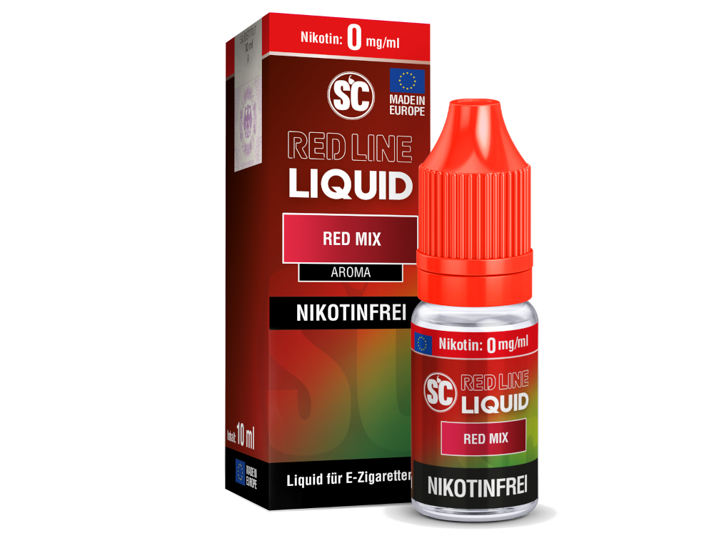 SC - Red Line - Red Mix - Nikotinsalz Liquid 0 mg/ml 10er Packung