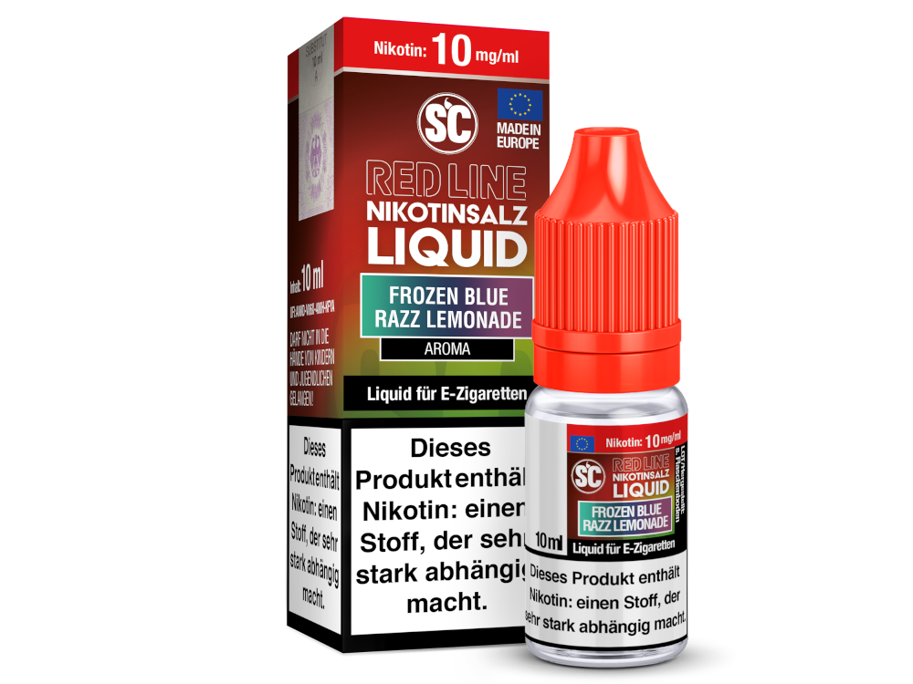 SC - Red Line - Frozen Blue Razz Lemonade - Nikotinsalz Liquid 10 mg/ml 10er Packung