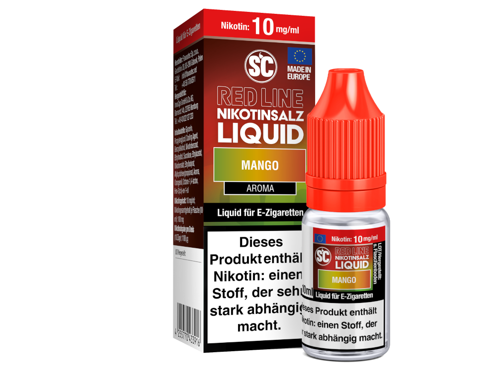 SC - Red Line - Mango - Nikotinsalz Liquid 10 mg/ml 10er Packung