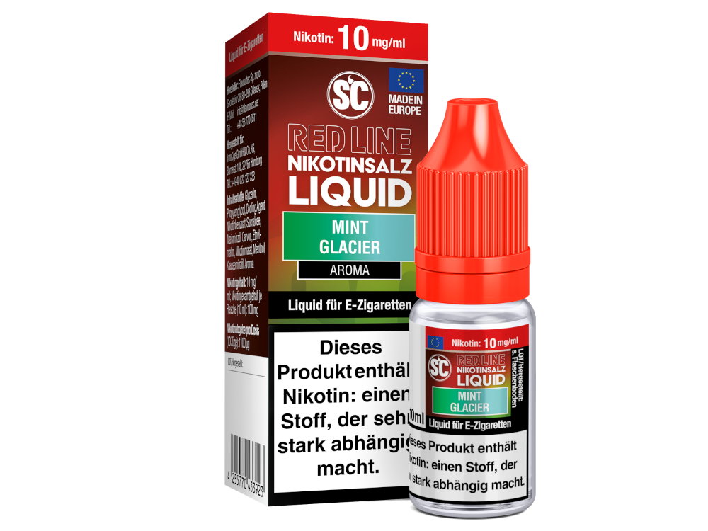 SC - Red Line - Mint Glacier - Nikotinsalz Liquid 10 mg/ml 10er Packung