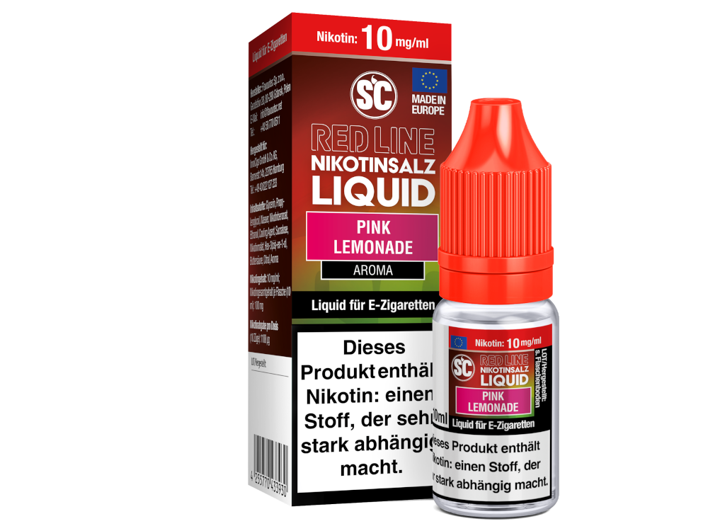 SC - Red Line - Pink Lemonade - Nikotinsalz Liquid 10 mg/ml