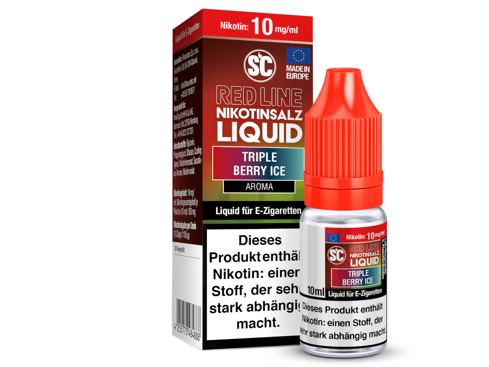 SC - Red Line - Triple Berry Ice - Nikotinsalz Liquid 10 mg/ml 10er Packung