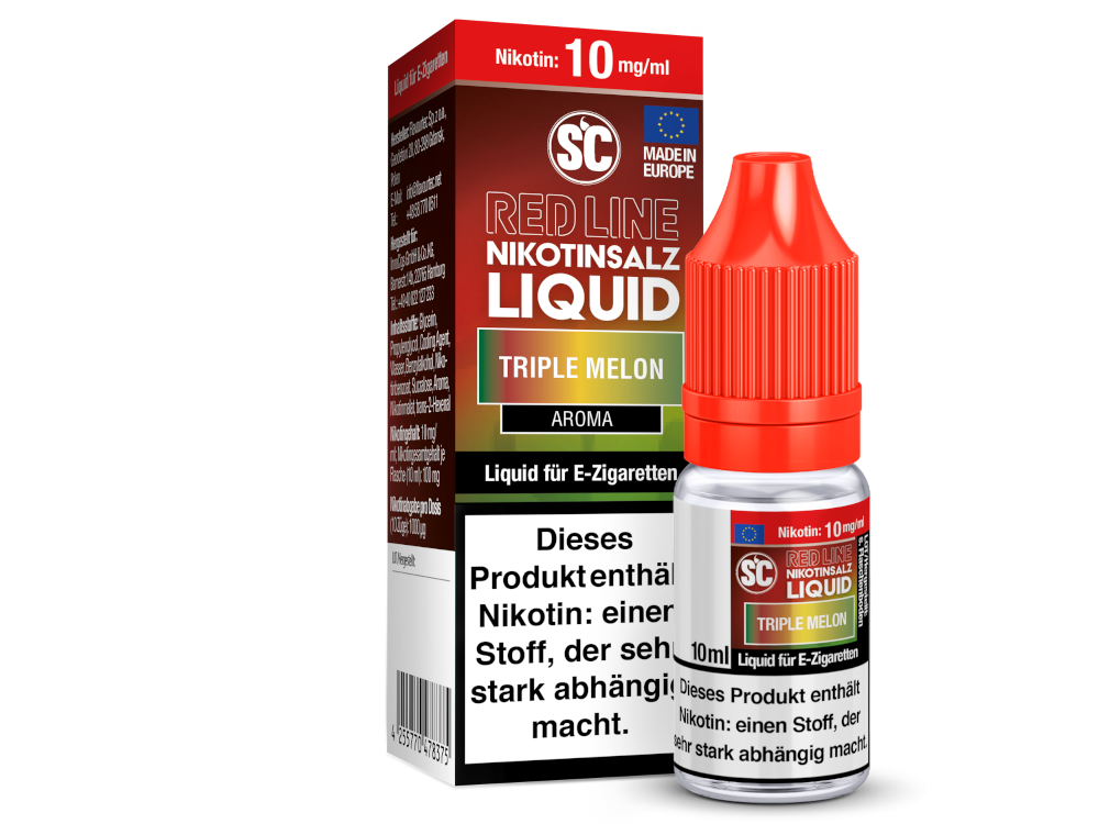 SC - Red Line - Triple Melon - Nikotinsalz Liquid 10 mg/ml 10er Packung