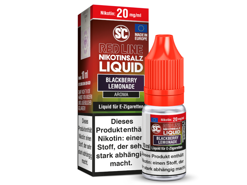 SC - Red Line - Blackberry Lemonade - Nikotinsalz Liquid 20 mg/ml 10er Packung