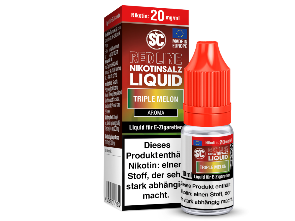 SC - Red Line - Triple Melon - Nikotinsalz Liquid 20 mg/ml 10er Packung