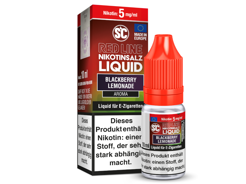 SC - Red Line - Blackberry Lemonade - Nikotinsalz Liquid 5 mg/ml 10er Packung