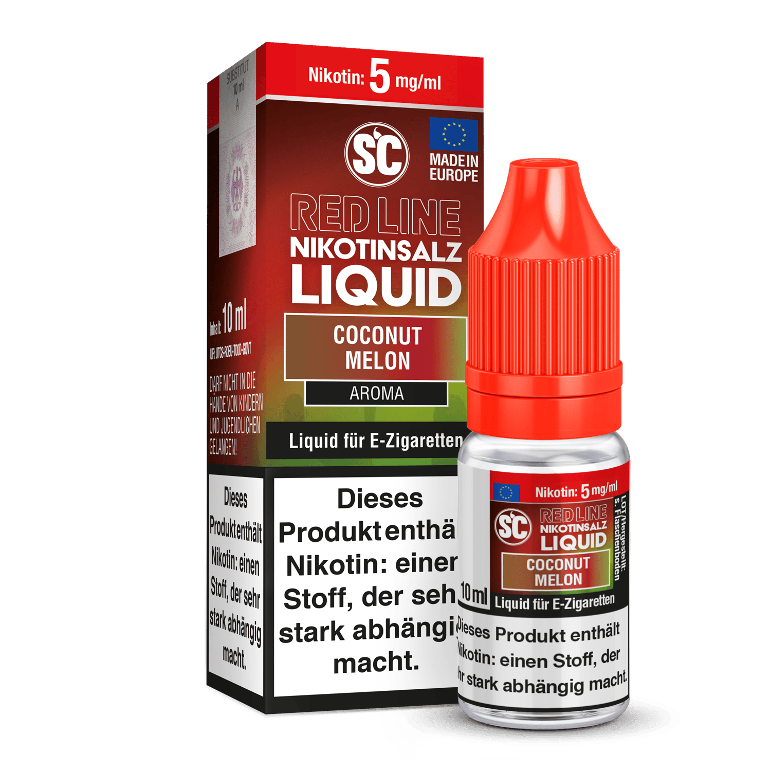 SC - Red Line - Coconut Melon - Nikotinsalz Liquid 5 mg/ml