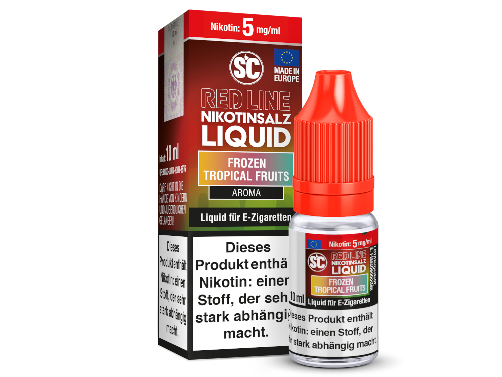 SC - Red Line - Frozen Tropical Fruits - Nikotinsalz Liquid 5 mg/ml 10er Packung