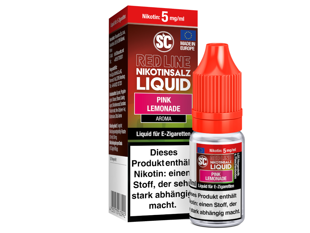 SC - Red Line - Pink Lemonade - Nikotinsalz Liquid 5 mg/ml