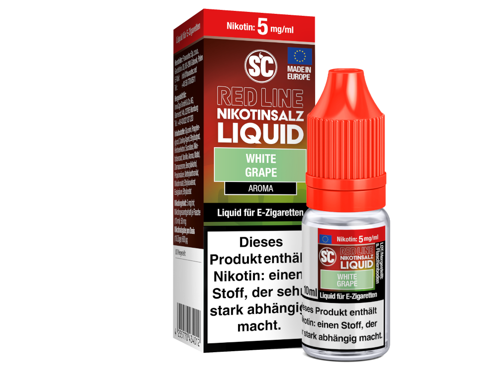 SC - Red Line - White Grape - Nikotinsalz Liquid 5 mg/ml