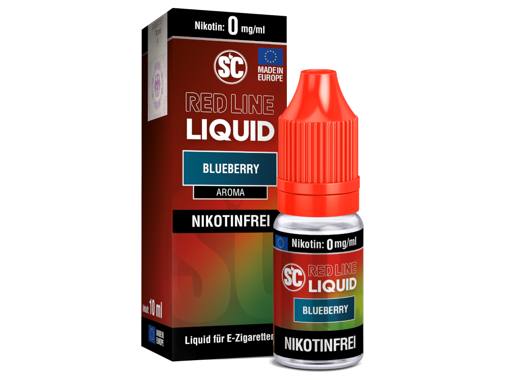 SC - Red Line Nikotin - Blueberry 0 mg/ml 10er Packung