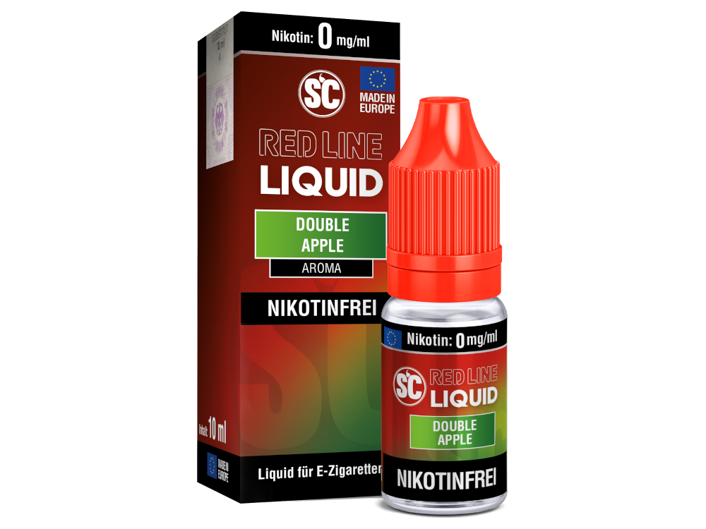 SC - Red Line Nikotin - Double Apple 0 mg/ml 10er Packung