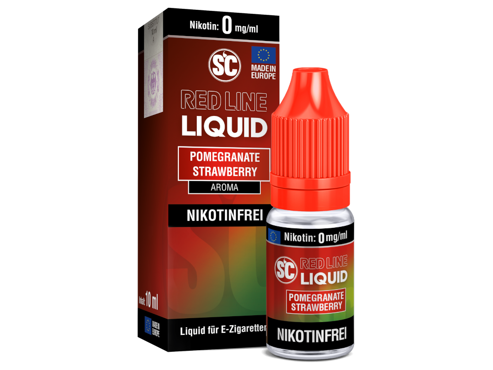 SC - Red Line Nikotin - Pomegranate Strawberry 0 mg/ml 10er Packung