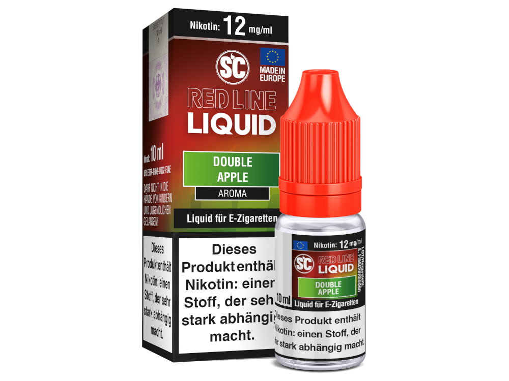 SC - Red Line Nikotin - Double Apple 12 mg/ml 10er Packung
