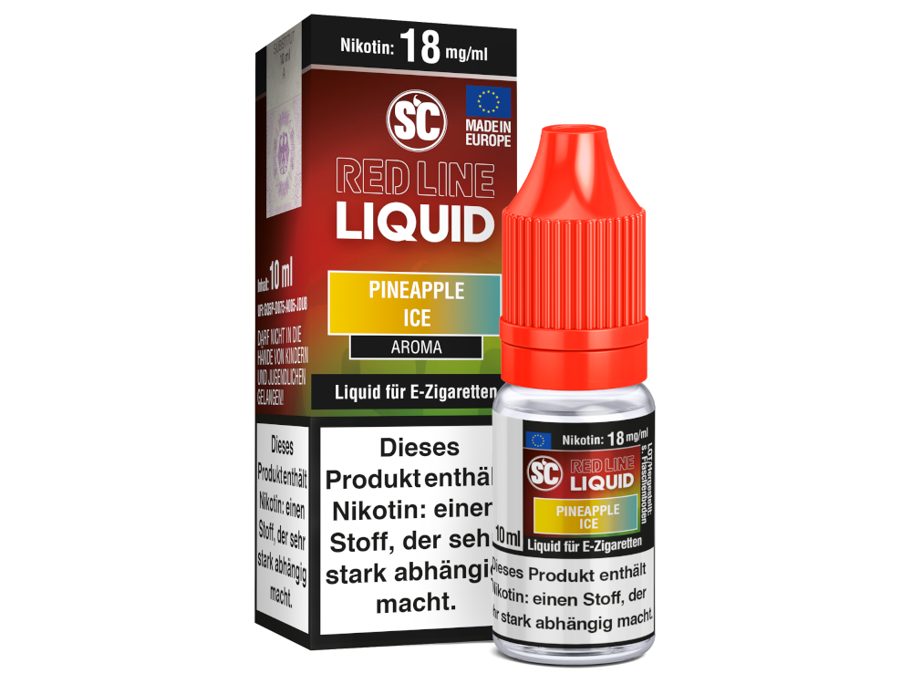 SC - Red Line Nikotin - Pineapple Ice 18 mg/ml 10er Packung