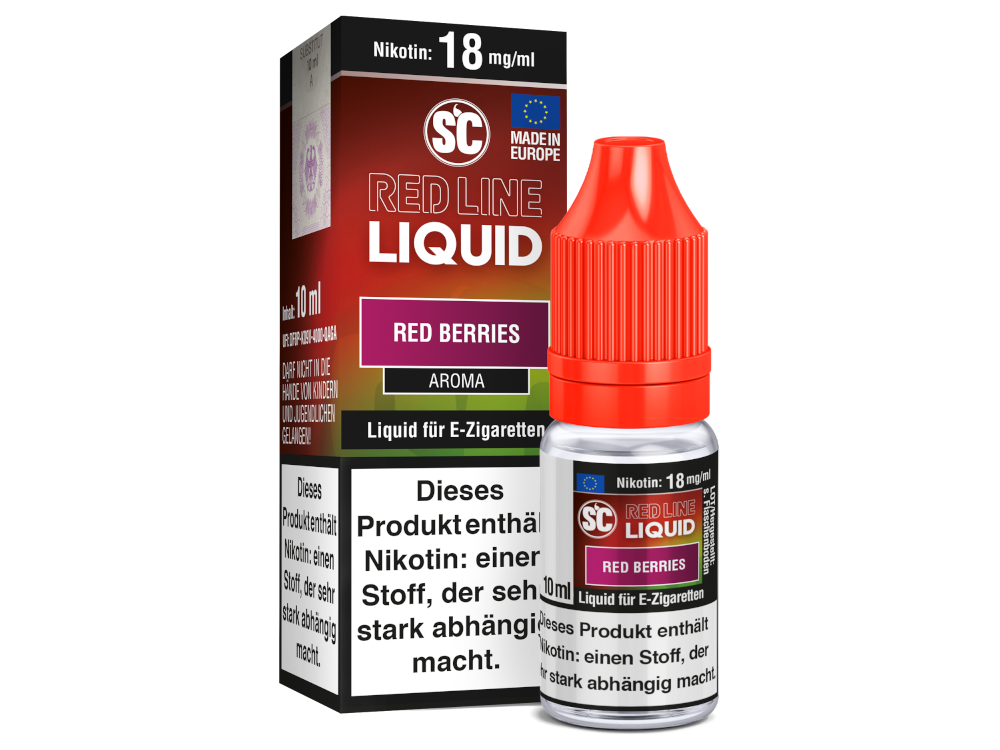 SC - Red Line Nikotin - Red Berries 18 mg/ml 10er Packung