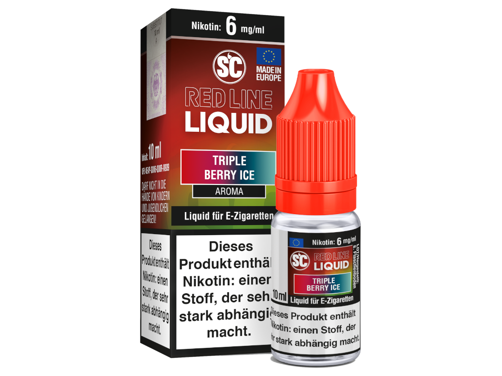 SC - Red Line Nikotin - Triple Berry Ice 6 mg/ml