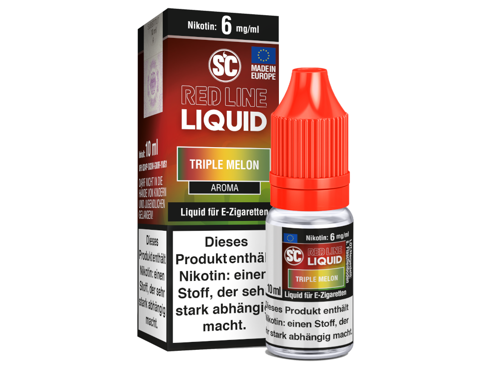 SC - Red Line Nikotin - Triple Melon 6 mg/ml 10er Packung