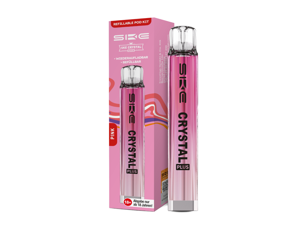 SKE - Crystal Plus E-Zigaretten Set pink