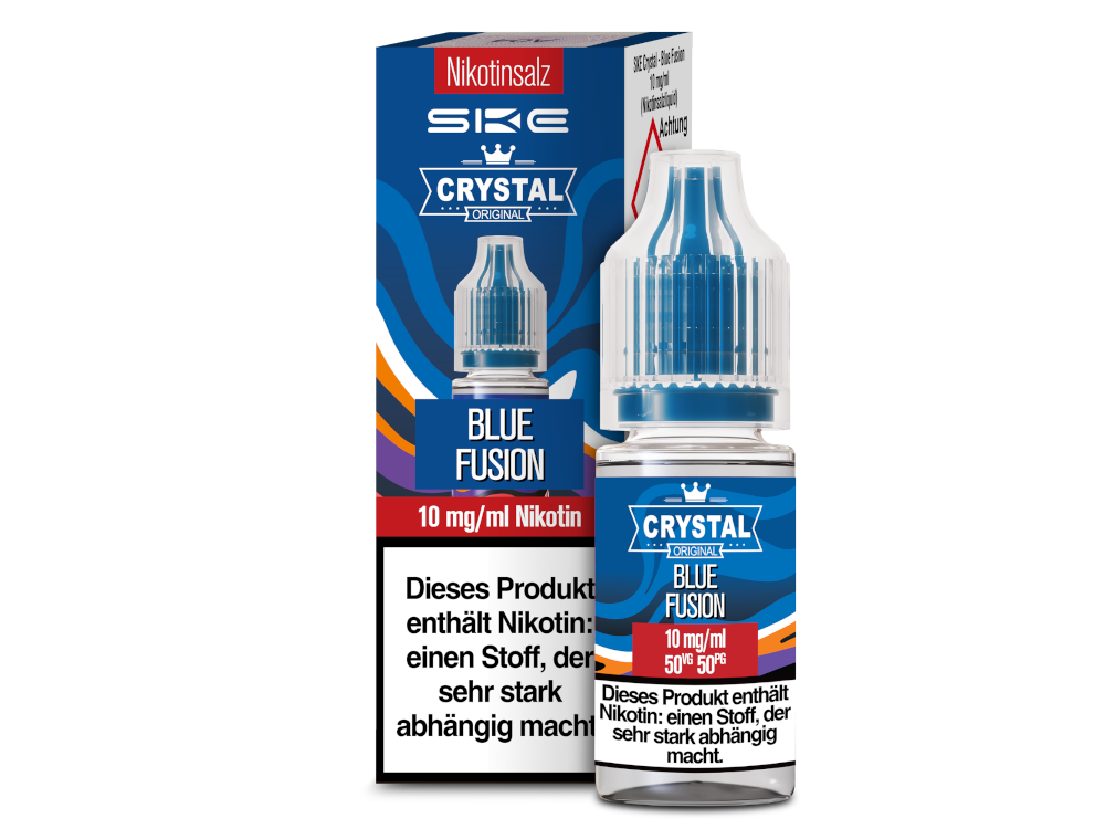 SKE - Crystal - Blue Fusion - Nikotinsalz Liquid 10 mg/ml 10er Packung