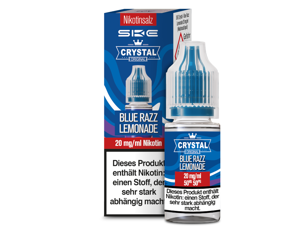 SKE - Crystal - Blue Razz Lemonade - Nikotinsalz Liquid 20 mg/ml 10er Packung