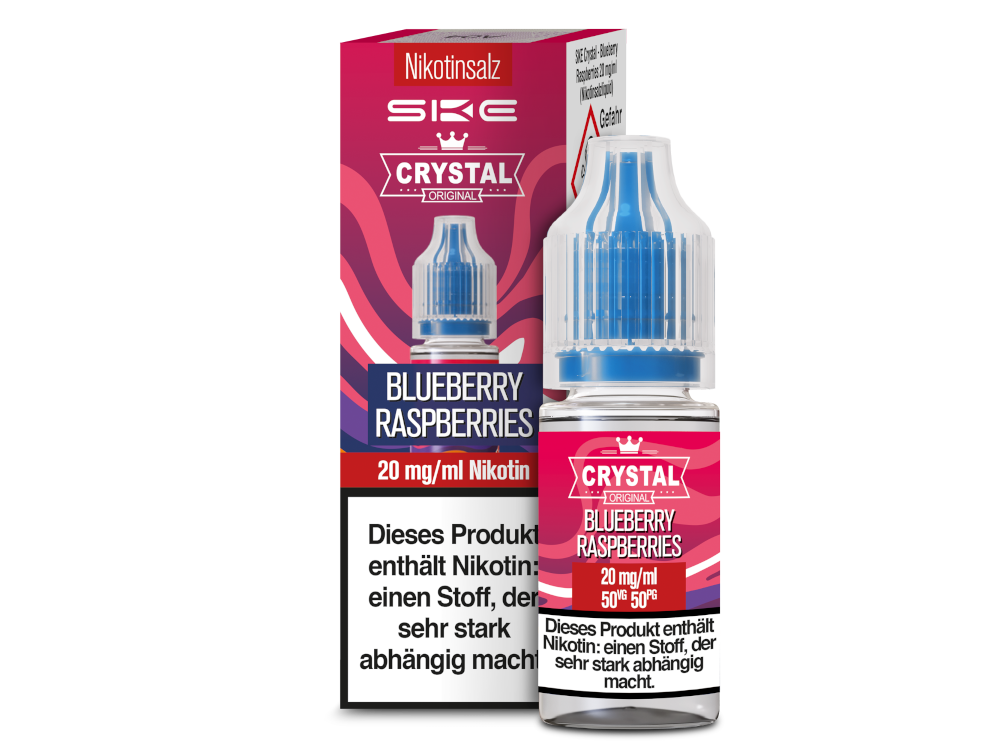 SKE - Crystal - Blueberry Raspberries - Nikotinsalz Liquid 20 mg/ml
