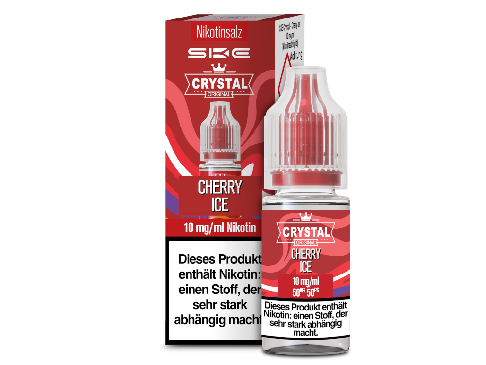 SKE - Crystal - Cherry Ice - Nikotinsalz Liquid 10 mg/ml