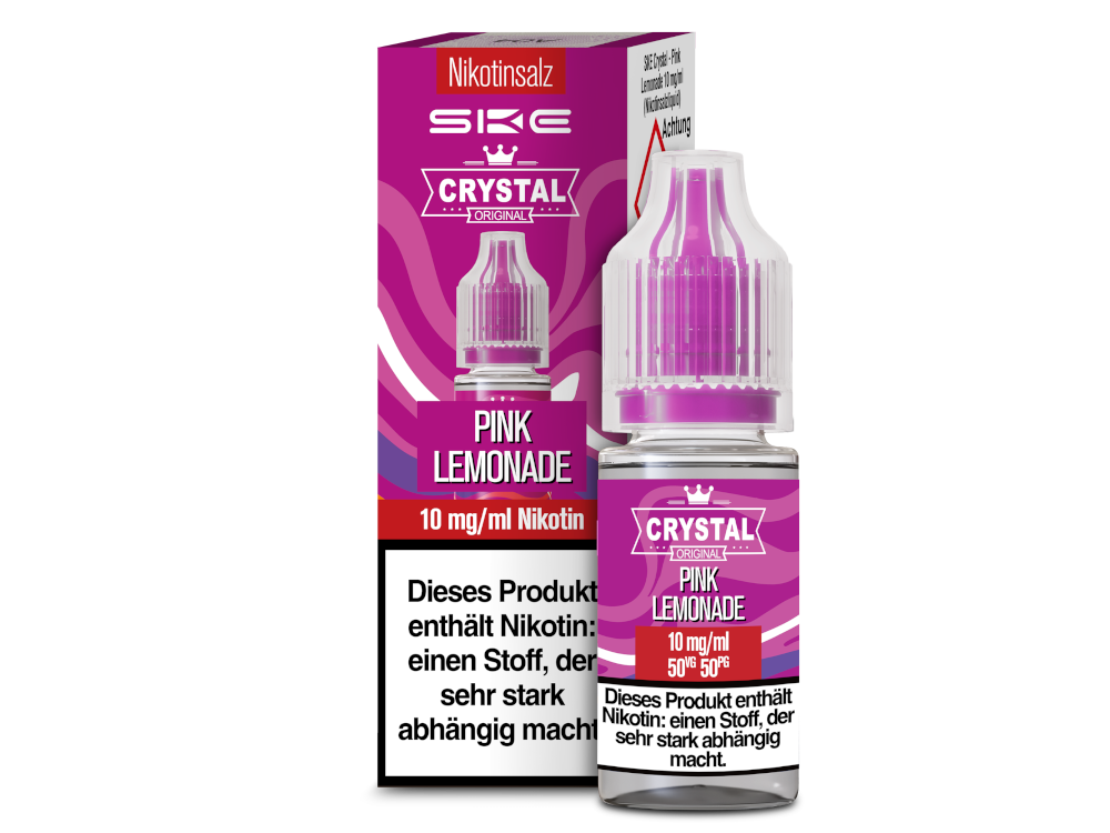 SKE - Crystal - Pink Lemonade - Nikotinsalz Liquid 10 mg/ml 10er Packung