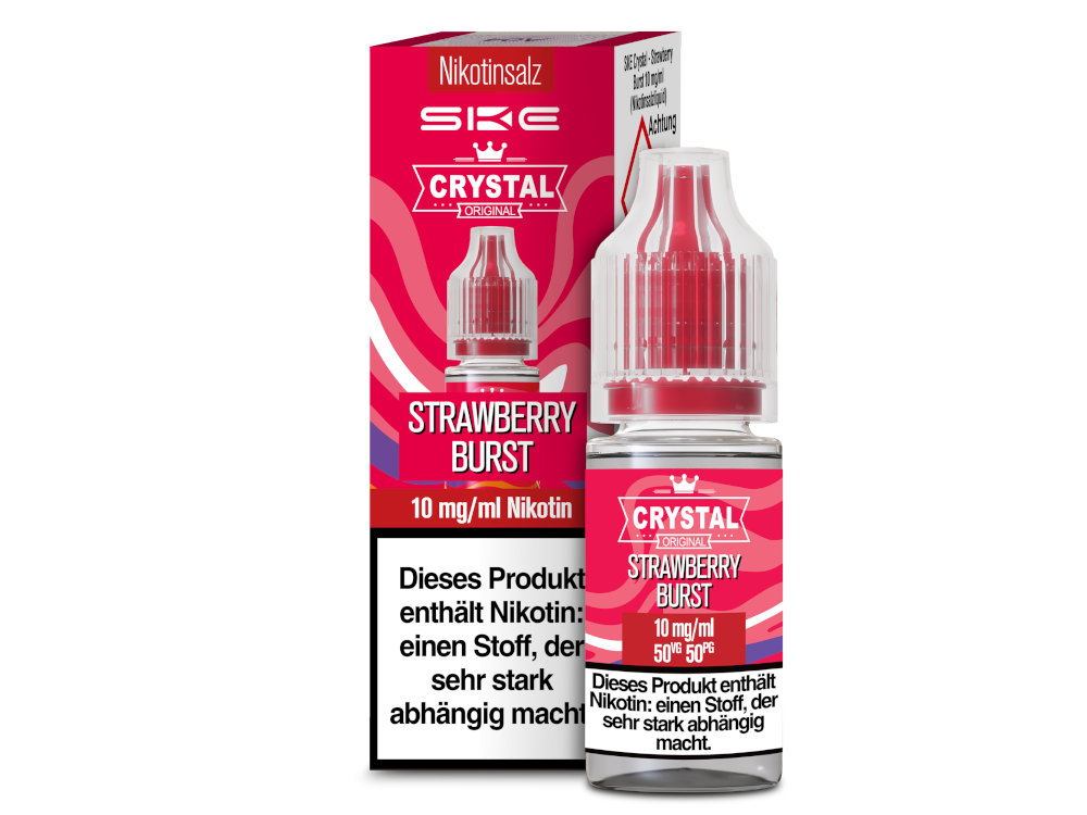 SKE - Crystal - Strawberry Burst - Nikotinsalz Liquid 10 mg/ml 10er Packung