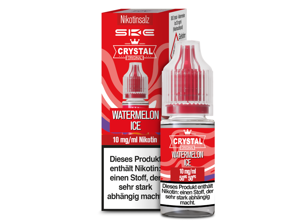 SKE - Crystal - Watermelon Ice - Nikotinsalz Liquid 10 mg/ml 10er Packung