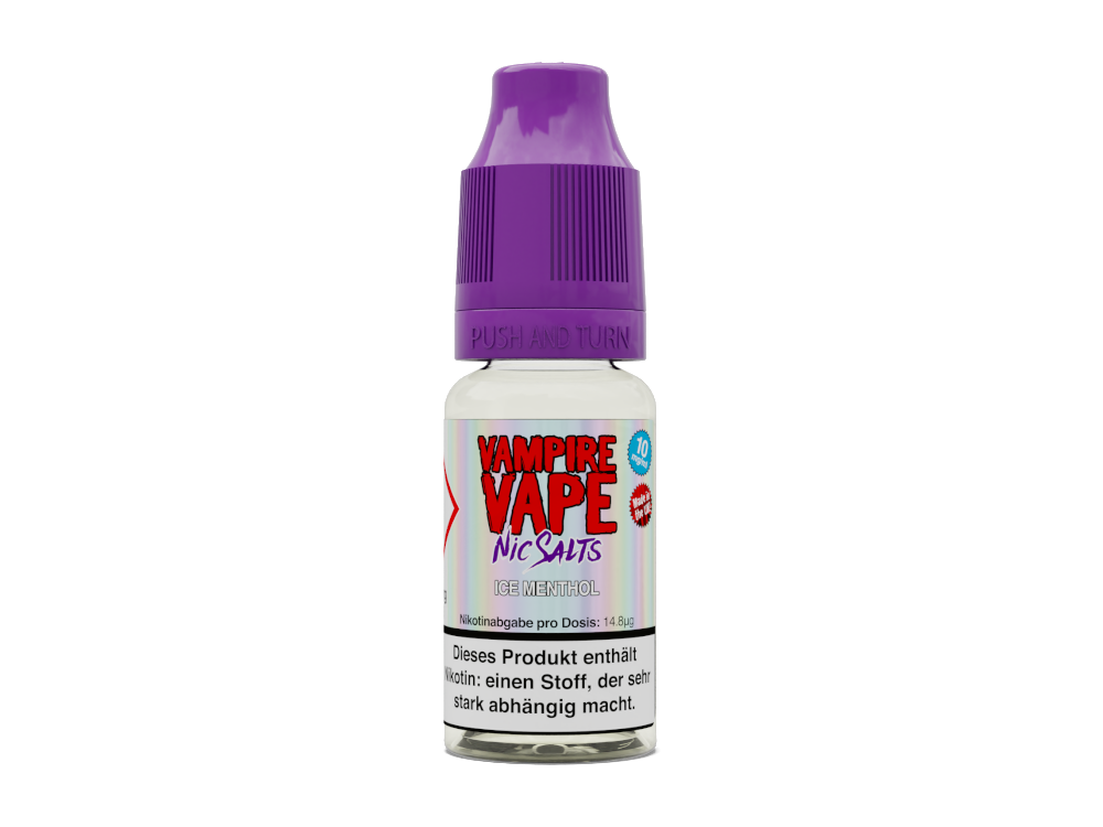 Vampire Vape - Ice Menthol - Nikotinsalz Liquid 20 mg/ml 10er Packung