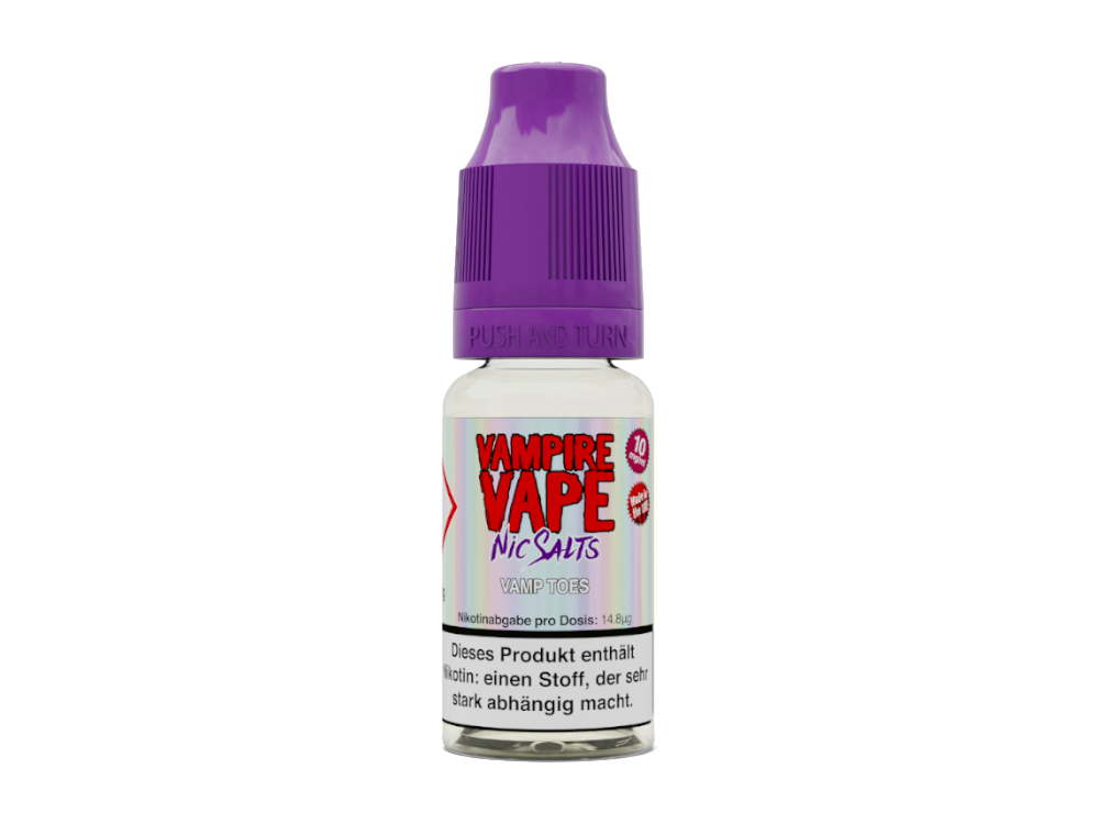 Vampire Vape - Vamp Toes - Nikotinsalz Liquid 10 mg/ml 10er Packung