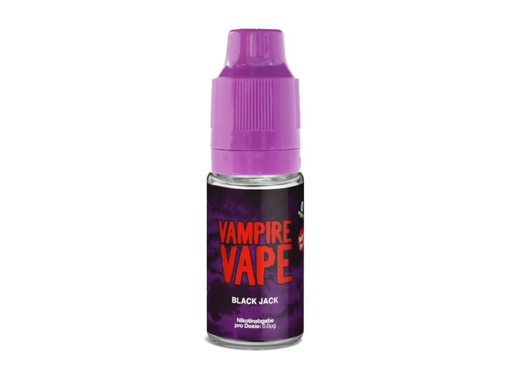 Vampire Vape - Black Jack E-Zigaretten Liquid 6 mg/ml 10er Packung