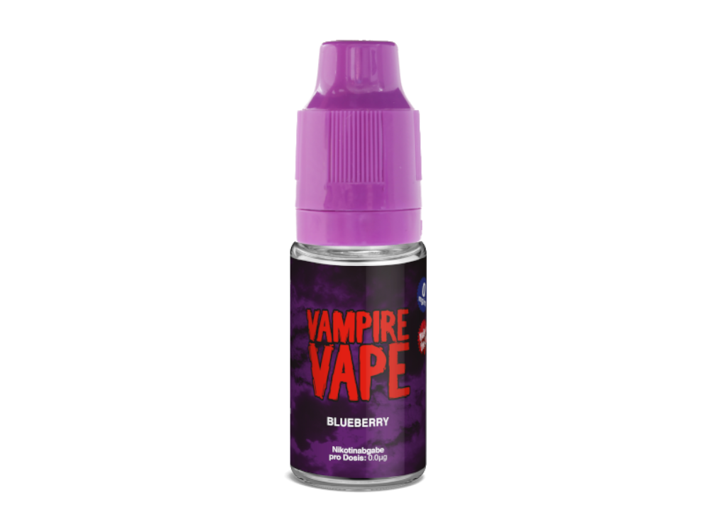 Vampire Vape - Blueberry E-Zigaretten Liquid 6 mg/ml 10er Packung