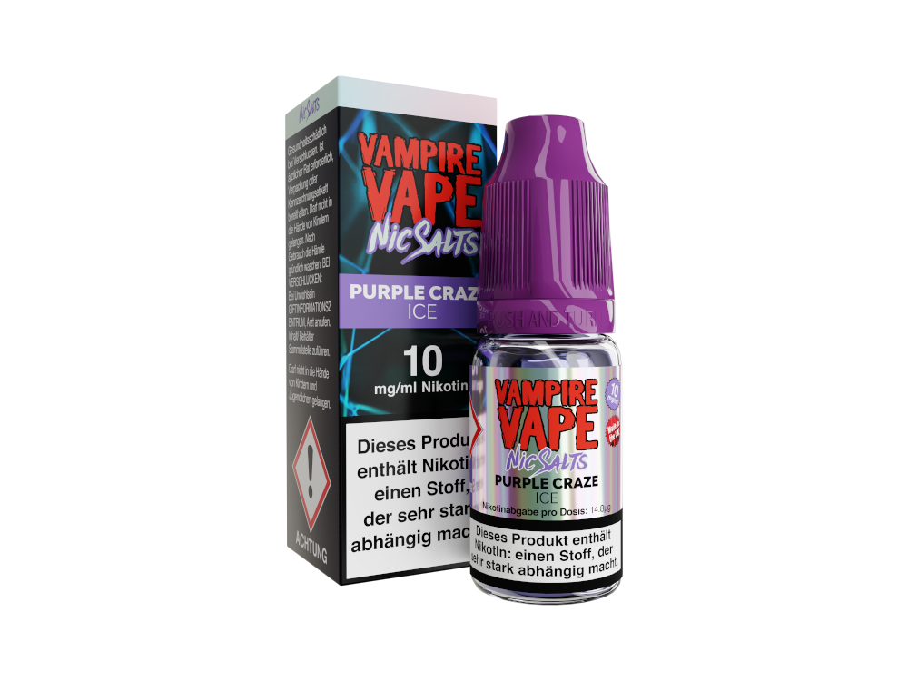 Vampire Vape - Purple Craze Ice - Nikotinsalz Liquid 10 mg/ml 10er Packung