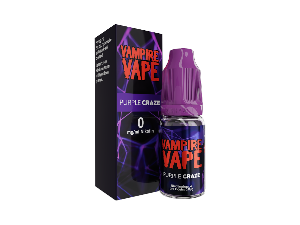 Vampire Vape - Purple Craze E-Zigaretten Liquid 0 mg/ml 10er Packung