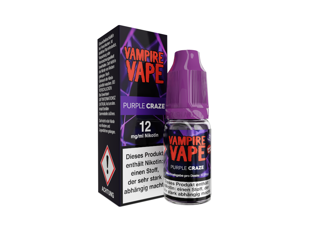 Vampire Vape - Purple Craze E-Zigaretten Liquid 12 mg/ml 10er Packung