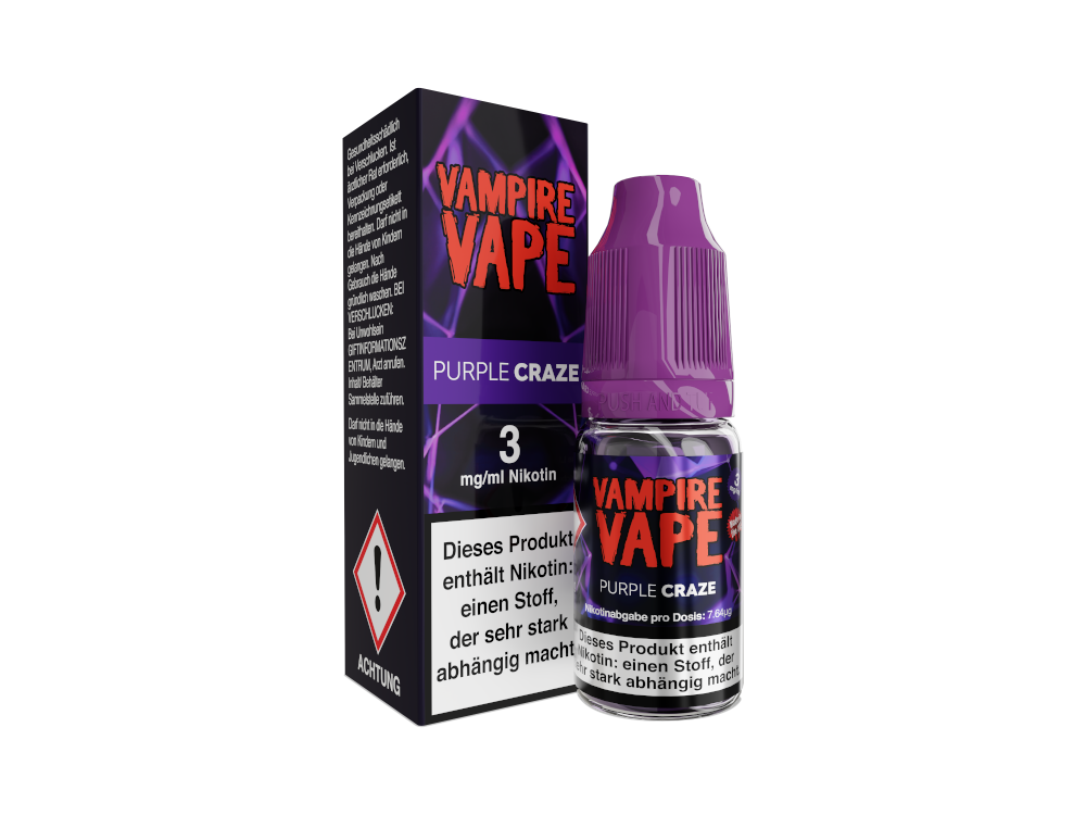 Vampire Vape - Purple Craze E-Zigaretten Liquid 3 mg/ml 10er Packung
