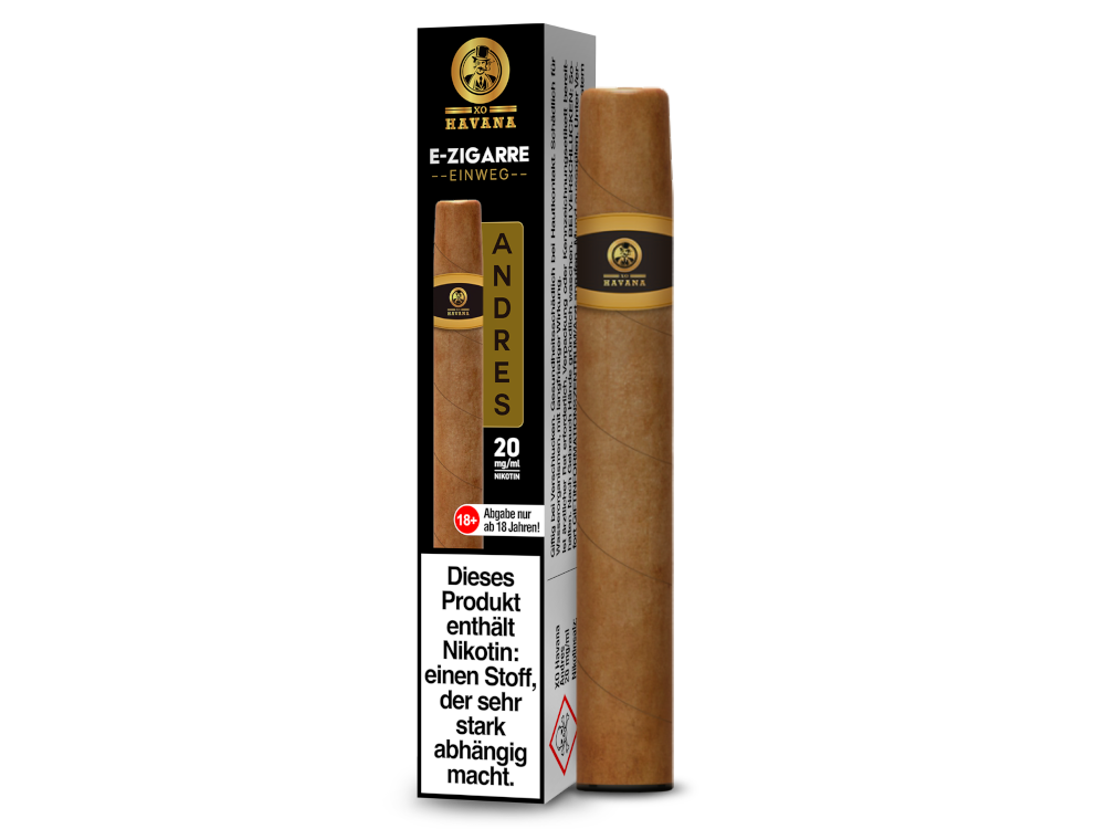 XOHAVANA - Einweg E-Zigarre - Andres 20 mg/ml